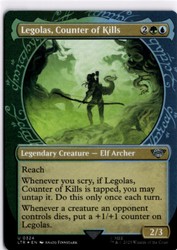 Legolas, Counter of Kills (Showcase) Foil #324 LTR MTG