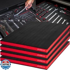 ONREVA Tool Box Foam, 4Pack 16x12x1 inch, Foam Inserts for Cases,