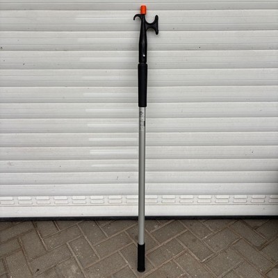 Nuova Rade Bootshaken Teleskop 118-204cm Schleusenhaken Alu 2 Spitzen Enterhaken