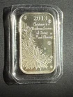 2013 SilverTowne Christmas is a Wondrous Season Holidays 1 oz Silver Bar .999