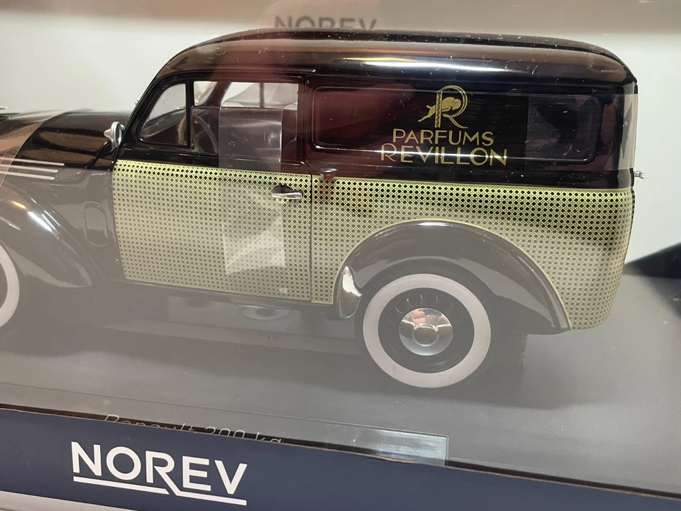 New Sealed - NOREV 185261 1:18 - 1953 RENAULT JUVAQUATRE VAN - PARFUM REVILLONS - Image 4 of 4
