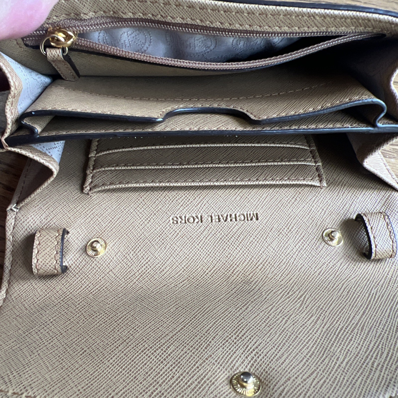 Michael Kors Python Brown Envelope Hand Wallet (C… - image 6