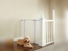 36" Extra Tall Baby Gate for Dogs and Kids with Wide 2-Way Door, 29.7"- 4