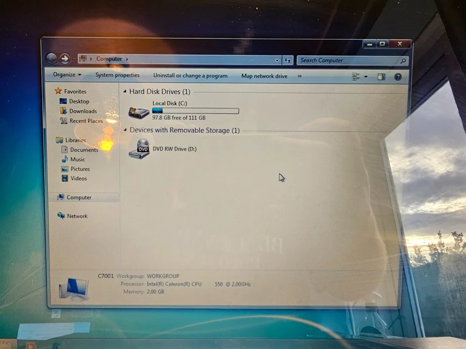 15" Compaq Presario C765EM Celeron Vintage Retro Legacy Windows 7 Laptop - Image 2 of 4