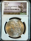 1882 MORGAN SILVER DOLLAR ~ Certified NGC MS 63 ~ Great Northwest Collection