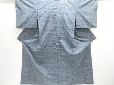 7591160: JAPANESE KIMONO / TSUMUGI / WOVEN ABSTRACT