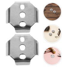 3 Pcs Towel Bar Base Gasket Hardware for Bath Racks Bathroom Mounting Brackets