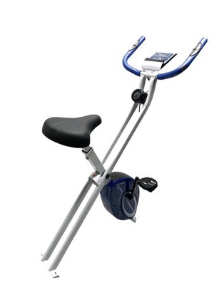 Ultrasport F Bike Advanced LCD 110kg weiß-blau Heimtrainer