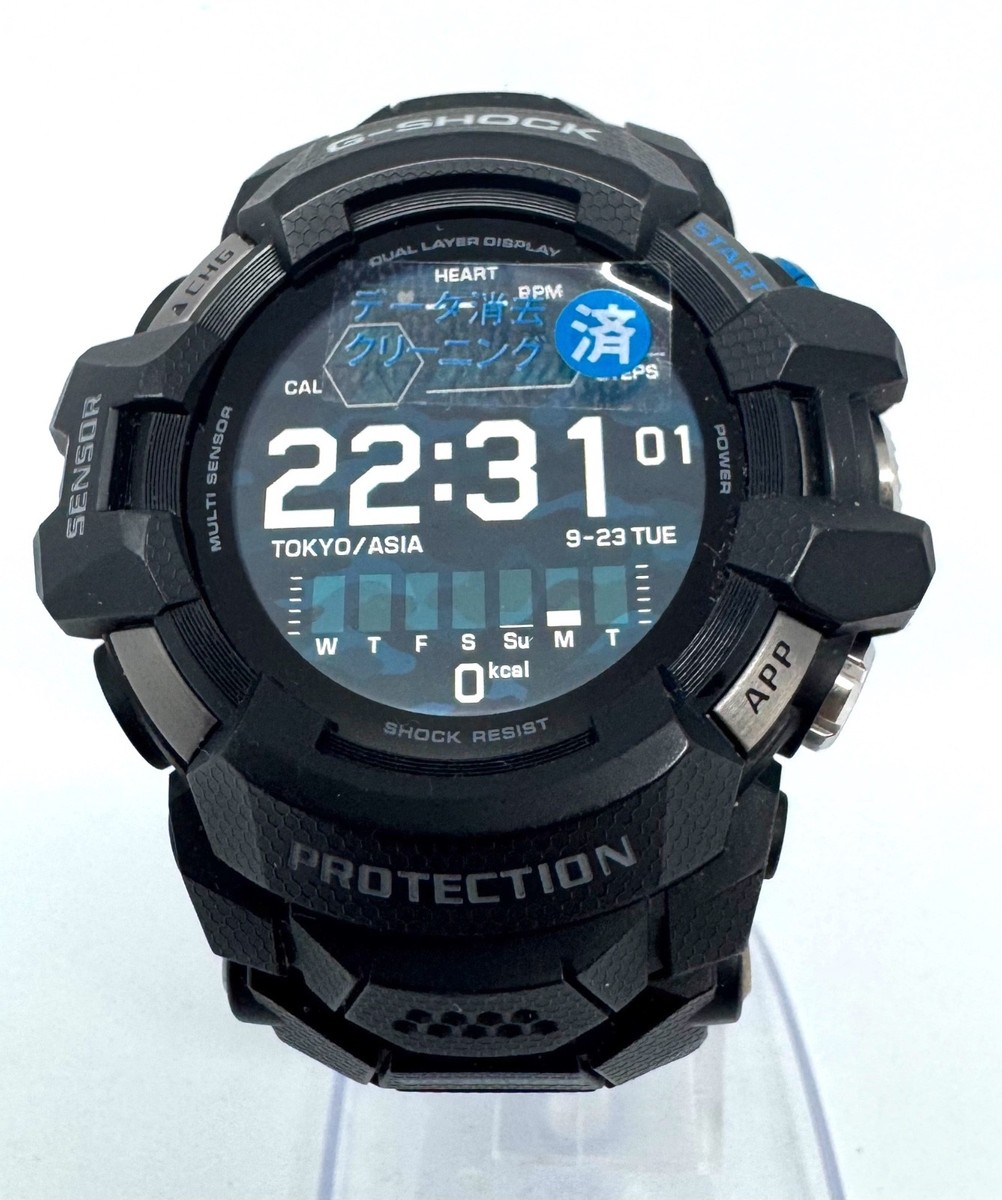 Casio G-SHOCK GSW-H1000-1AJR Smartwatch Wear OS GPS Heart WR200M