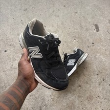 New Balance 990v3 Made in USA Black Silver Running Shoes M990BK3 Mens 7.5