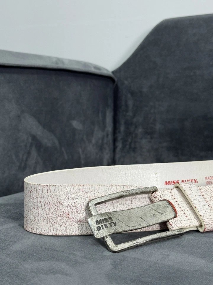 Cinturón Miss Sixty Y2K Glamour Vintage Envejecido Avant Garde Mujer Talla OS Foto 4 de 4