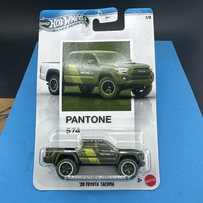 Hot Wheels Pantone Silver Series  20 Toyota Tacoma Green Truck #1/6 New