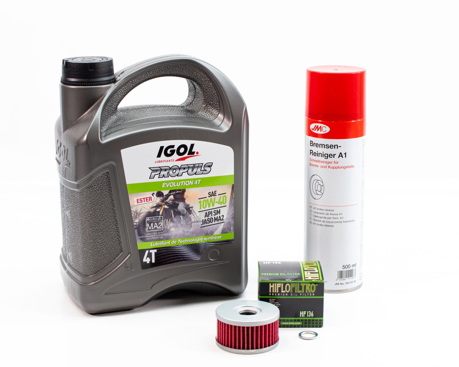 Kit vidange Suzuki DR 350 filtre et huile IGOL PROPULS EV pour moto 1995