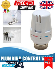 1-6X Thermostat Head TRV Radiator Thermostatic Heater Control Head Valve Heating