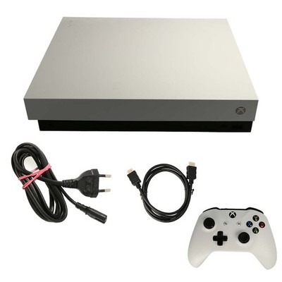 XBOX ONE X Konsole in Weiss 1TB mit Kabeln und original Controller in Weiss