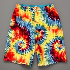 Swim Trunks Board Shorts OP Ocean Pacific Tie Dyed Swim Trunks Youth 2XL 18 