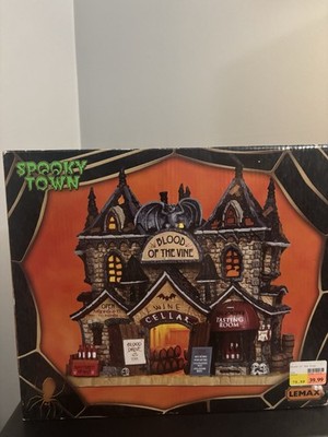 Lemax Spooky Town Halloween 'Blood Of The Vine' #35500 Wine Cellar 2013 RETIRED