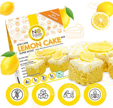 Senza zucchero ad alta voce - mix torta al limone - cheto, senza zucchero, vegan, paleo, senza latticini