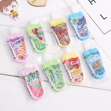 Eisf&ouml;rmige Radiergummis Kinder Schule Spa&szlig; 4er-Pack Gummi