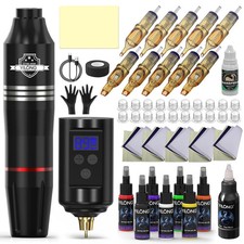 Wireless Tattoo  Machine Kit Full Set with Po...