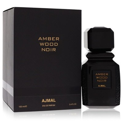 Ajmal Amber Wood Noir by Ajmal Eau De Parfum Spray (Unisex) 3.4 oz For Women Br