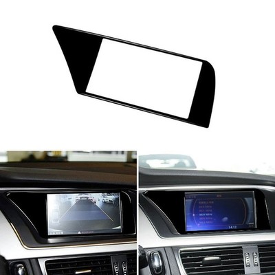 Piano Black Navigation Panel Warning Lamp Frame Trim for Audi A4 B8 2009-2016