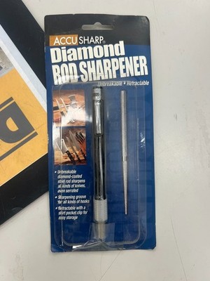AccuSharp Brushed Nickel Diamond Abrasive 1 stage Knife Sharpener