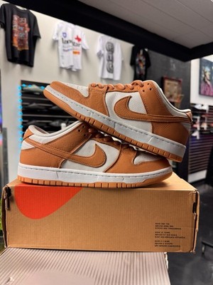 New Nike Dunk Low Pro ISO SB Light Cognac Size 9 DM8998-200 | SHIP NOW