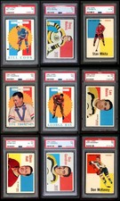 1960-61 Topps Hockey Near Complete Set 6 - EX/MT 6360107 (50 / 66 cards)