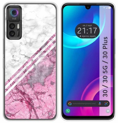 Funda Silikon für TCL 30 / 30 5G / 30 Plus TPU Flexible   Marmor 03