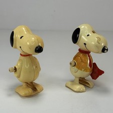 Vintage Snoopy Wind Up Toy Lot Aviva Peanuts 1958 1966 Japan Working Parts