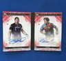 TONY MEOLA / PREKI 2025 TOPPS MLS INCEPTION DUAL AUTO BOOK CARD RED #3/10