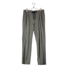 RALPH LAUREN PURPLE LABEL Wool Stretch Houndstooth Tuck Easy Pants 0 Used KLDR-0