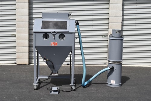 Trinco 36 BP sand blast cabinet with dust collector