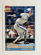 1991 Topps #543 Junior Felix