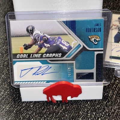 2021 Panini Playbook - Goal Line Graphs James Robinson #GLG-JRO BLUE /49