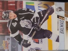 2017-18 Upper Deck CHL Mitchell Balmas #76 Gatineau Olympiques
