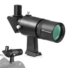 Finder Scope, 9x50 Right Angle Metal Optical Finderscope for Astronomical Tel