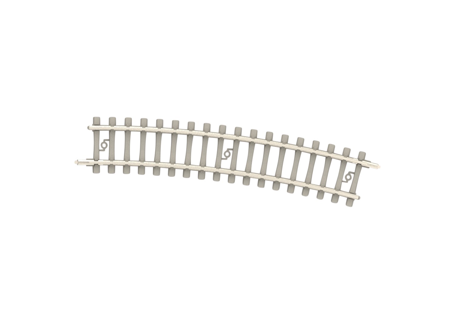 Minitrix /Trix N 14521 - Gebogenes Gleis mit Betonschwellen Radius 295,4 mm  NEU