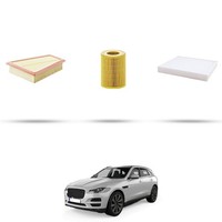 Hoffcar Wartungsset - 3 Filter FüR Jaguar F-Pace (X761) 3.0 Diesel 221 Kw Ab 2