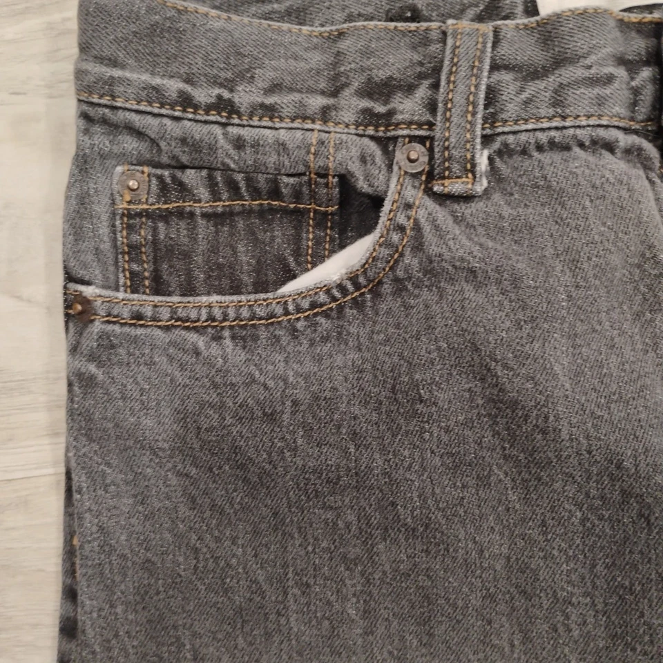 Cherokee Distressed Black Pants straight Fit Size 16 — 第 2/4 张图片