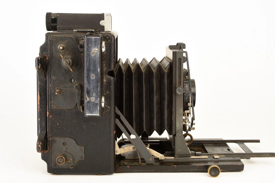 Graflex Pre Anniversary Speed Graphic 4x5 Large Format Camera with Tessar 135mm - Image 4 of 4