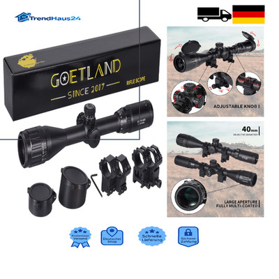 Goetland Zielfernrohr 3-12x40 AO Rot Fadenkreuz Mont