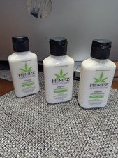 3 PACK Hempz Original Herbal Body Moisturizer Cream Lotion 2.25oz Travel MINI