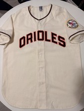 Ebbets Field Flannels Baltimore Orioles 1964 Luis Aparicio Jersey Sz Large/XL