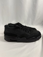 Air Jordan 4 RM Triple Black Cat FQ7938-004 GS Kids Size 7Y / Womens 8.5 NEW
