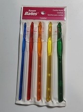 Susan Bates Crystalites Acrylic Crochet Hook Set-Sizes G6 To K10.5 NEW 