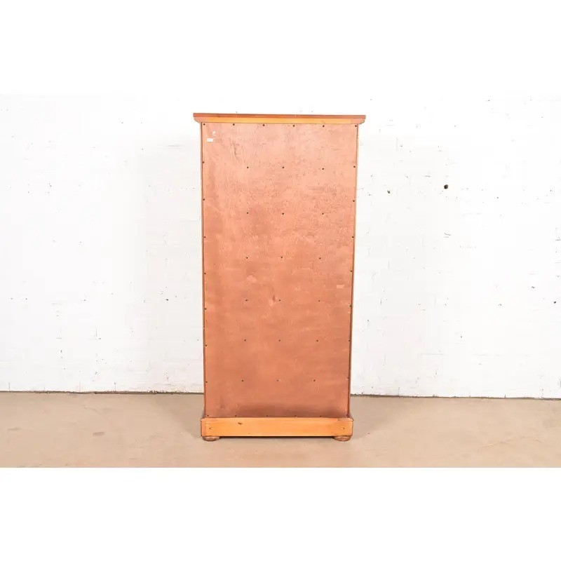 Drexel Heritage French Empire Carved Fruitwood Lingerie Chest or Semainier