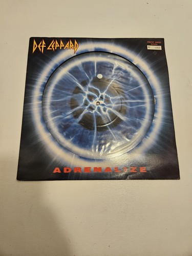 DEF LEPPARD Adrenalize 12" PICTURE DISC Vinyl LP 1992 NUMBERED Rare