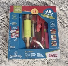 Baketivity Jr Baking Set 31 Pieces Real Tools Multicolor Dishwasher Safe Ages 6